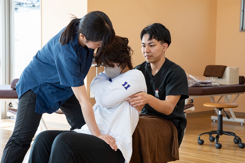 トリガーポイントで筋肉のこわばりをサポート