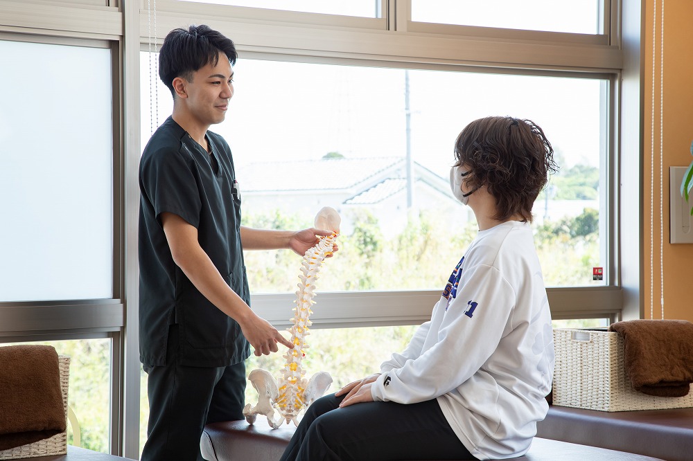 わかりやすい施術とサポート